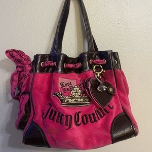 Rare Vintage Juicy couture Pink daydreamer bag